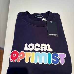 Madhappy Local Optimist Navy Sweatshirt